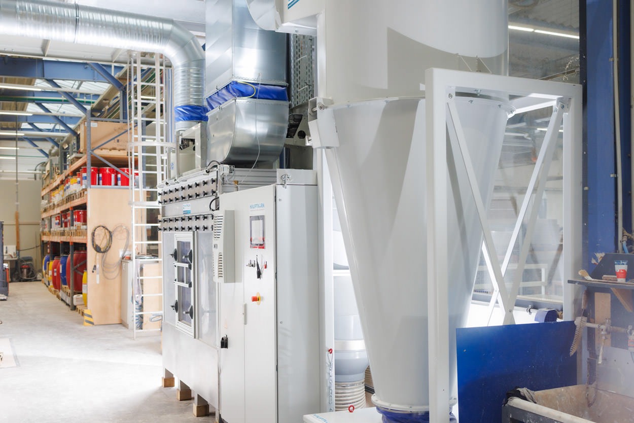 Filterlose Overspray-Abscheidung mit Zyklontechnologie